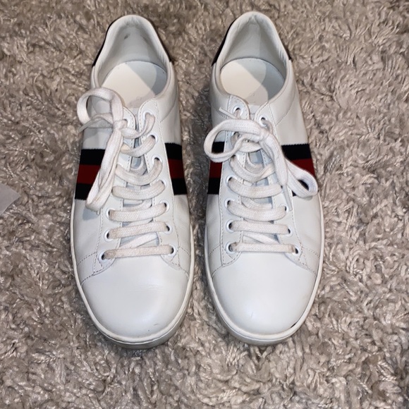 Gucci ace leather sneakers - Picture 5 of 10